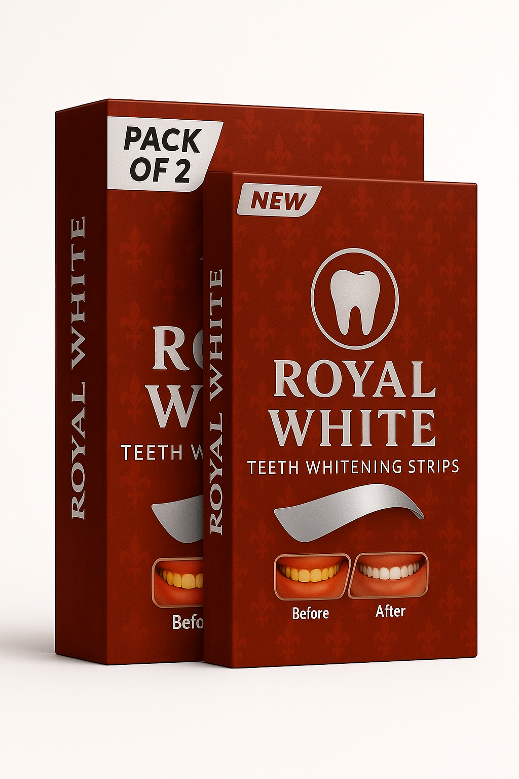 Lot de 2 boîtes patch blanchiment dentaire