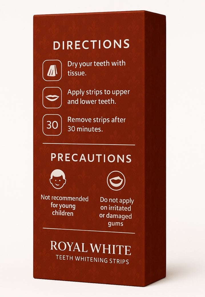 Patch blanchiment dentaire